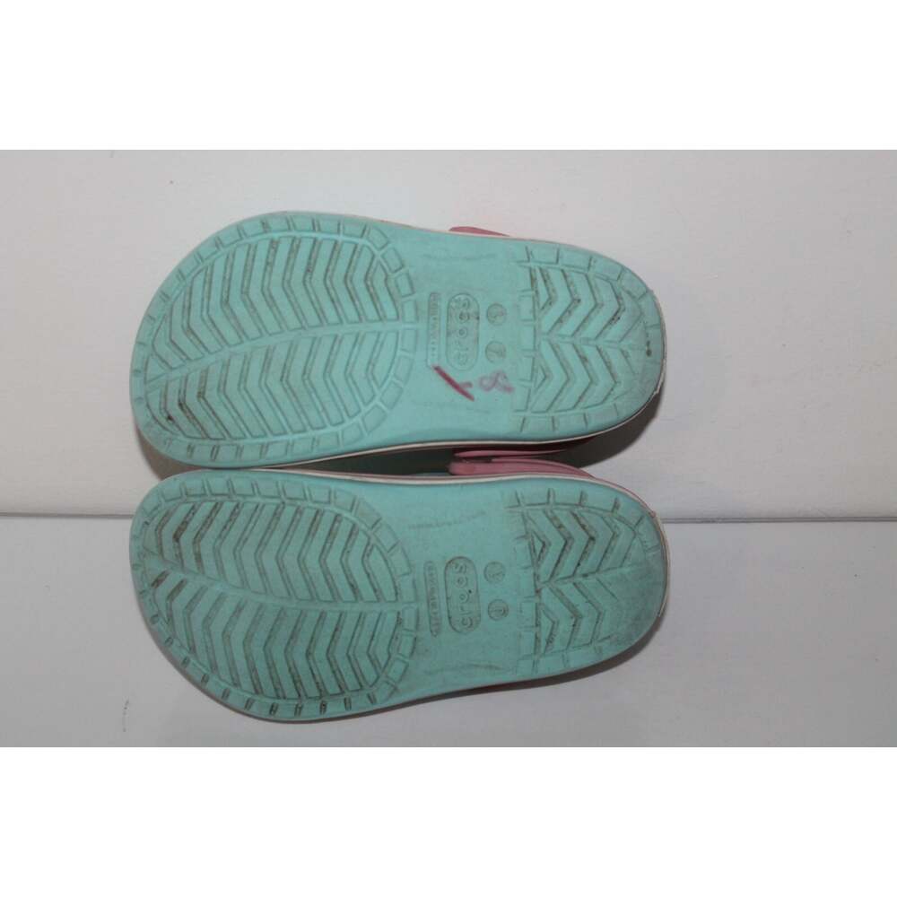 Crocs Classic Clog Shoes, Youth 1Y, Blue Pink White, Casual, Comfort - Picture 5 of 5